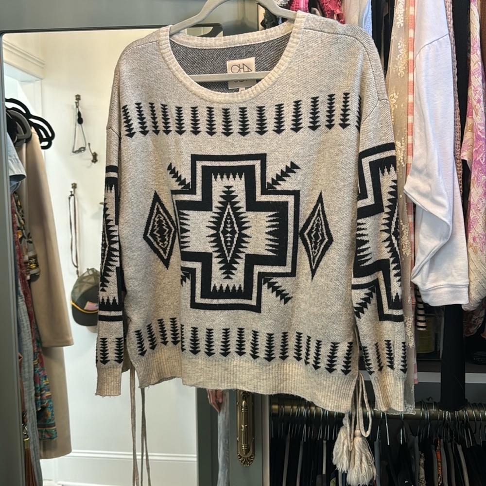 Chaser brand Aztec sweater, extra small